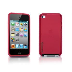  Tunewear Softshell Red for iPod touch 4G (IT4-SOFT-SHELL-05) (TUNEFILM protective film)